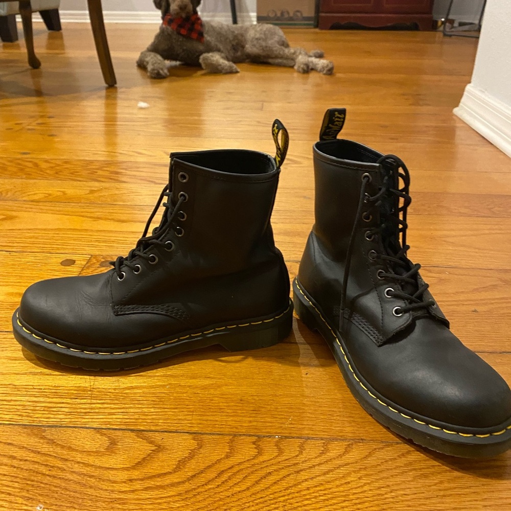 Dr. Martens Black Lace-Up Boots